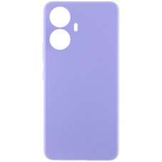 Чохол Silicone Cover Lakshmi Full Camera (AAA) для Realme 10 Pro+ Бузковий / Dasheen