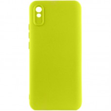 Чохол Silicone Cover Lakshmi Full Camera (A) для Xiaomi Redmi 9A Жовтий / Flash