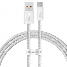 Дата кабель Baseus Dynamic Series USB to Type-C 100W (2m) (CALD00070) White