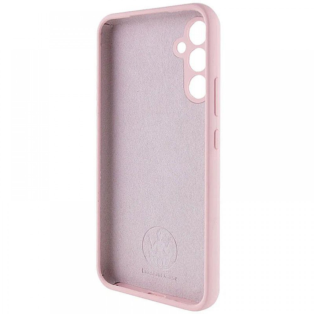 Чохол Silicone Cover Lakshmi Full Camera (AA) with logo для Samsung Galaxy A55 Рожевий / Pink Sand