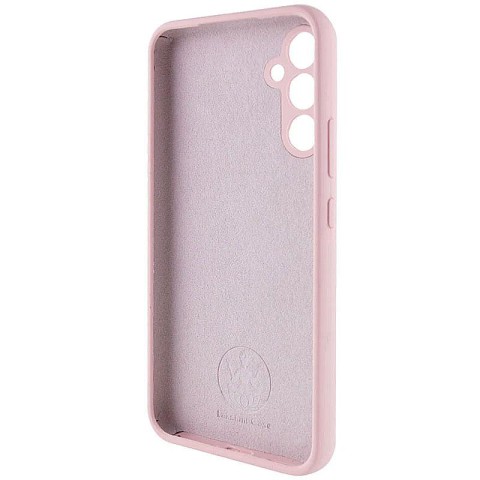 Чохол Silicone Cover Lakshmi Full Camera (AA) with logo для Samsung Galaxy A55 Рожевий / Pink Sand