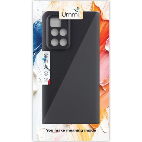 Чохол Silicone Cover Ummi Lakshmi Full Camera (AA) для Xiaomi Redmi 10 Чорний / Black