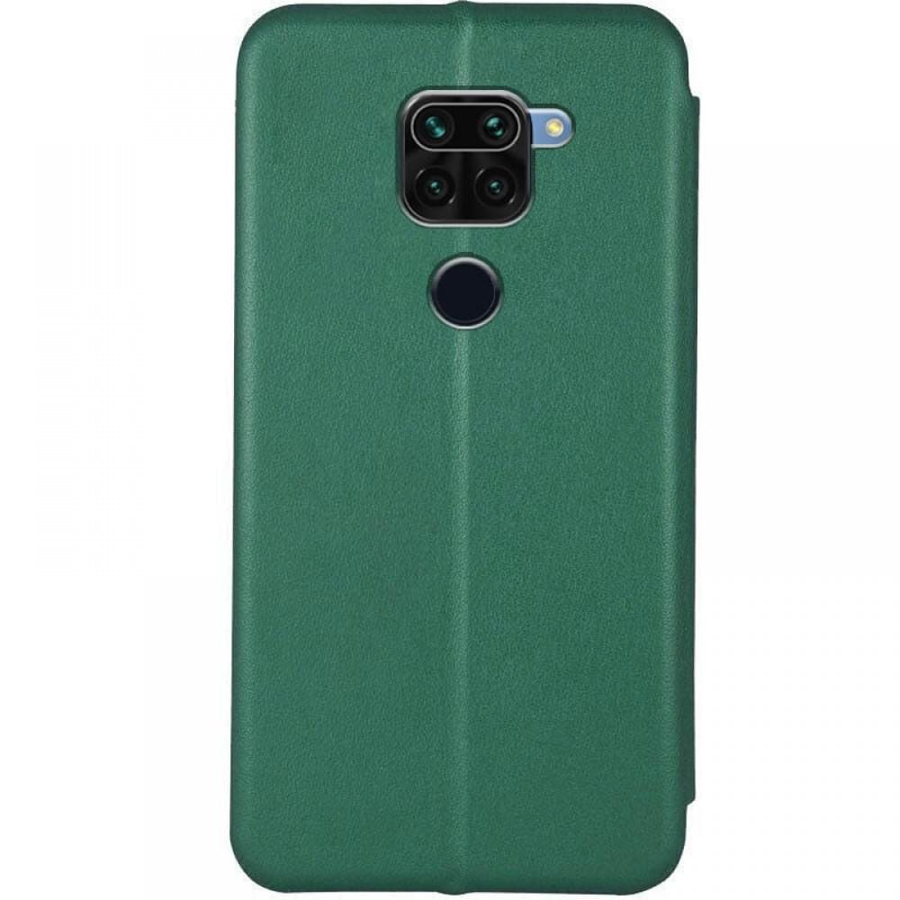 Шкіряний чохол-книжка Classy для Xiaomi Redmi Note 9 / Redmi 10X Зелений