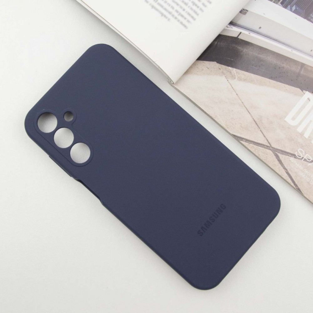 Чохол Silicone Cover Lakshmi Full Camera (AAA) with Logo для Samsung Galaxy A26 5G Темно-синій / Midnight blue