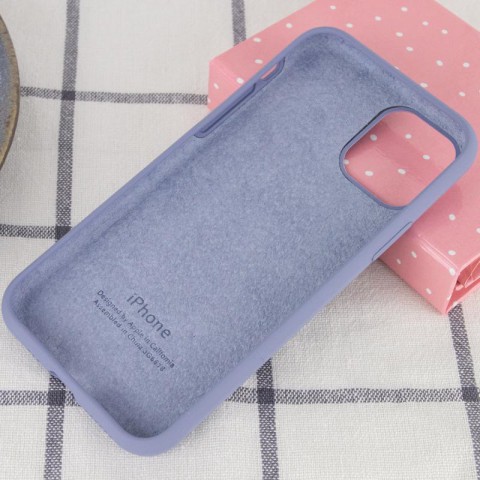 Чохол Silicone Case Full Protective (AA) для Apple iPhone 11 (6.1") Сірий / Lavender Gray