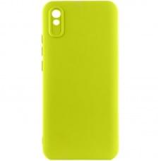 Чохол TPU GETMAN Liquid Silk Full Camera для Xiaomi Redmi 9A Жовтий / Flash