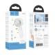 Портативний вентилятор Hoco HX60 Nimble portable handheld fan 1200 mAh White