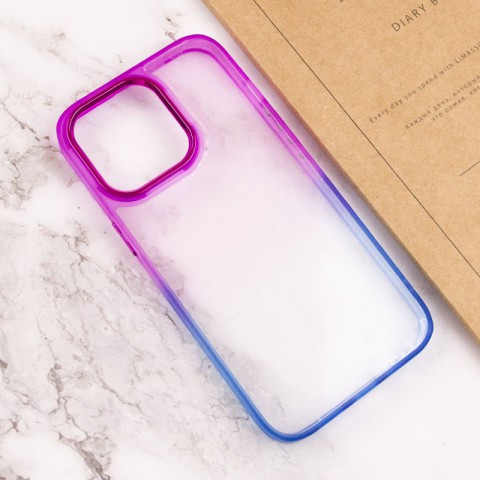 Чохол TPU+PC Fresh sip series для Apple iPhone 13 Pro (6.1") Синій / Фіолетовий