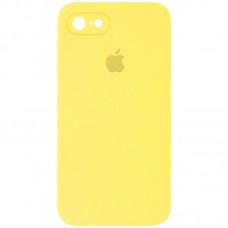 Чохол Silicone Case Square Full Camera Protective (AA) для Apple iPhone 6/6s (4.7") Жовтий / Yellow