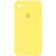 Чохол Silicone Case Square Full Camera Protective (AA) для Apple iPhone 6/6s (4.7") Жовтий / Yellow