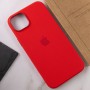 Чохол Silicone case (AAA) full with Magsafe для Apple iPhone 13 Pro (6.1") Червоний / Red