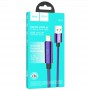 Дата кабель Hoco U125 Benefit 2.4A USB to Lightning with display (1.2m)