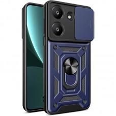 Ударостійкий чохол Camshield Serge Ring для Xiaomi Poco M7 Pro 5G Синій