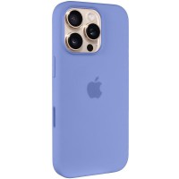 Чохол Silicone case (AAA) with Magsafe and Animation (button) для Apple iPhone 16 Pro Max (6.9") Periwinkle