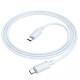 Дата кабель Borofone BX112 Lemon Type-C to Type-C 60W (1m) Blue