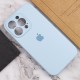 Чохол Silicone Case Full Camera Protective (AA) для Apple iPhone 14 Pro (6.1") Блакитний / Sweet Blue