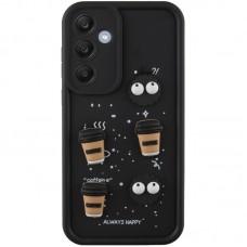 Чохол TPU Toys Case для Samsung Galaxy A35 Black / Always Happy