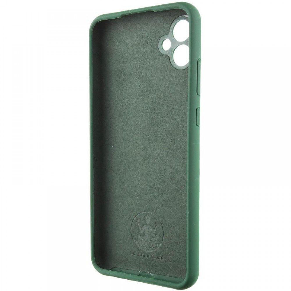 Чохол Silicone Cover Lakshmi Full Camera (AAA) для Samsung Galaxy A07 Зелений / Cyprus Green