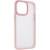 TPU+PC чохол Metal Buttons для Apple iPhone 15 Pro (6.1") Рожевий