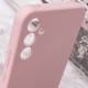Чохол Silicone Cover Lakshmi Full Camera (AAA) для Samsung Galaxy A55 Рожевий / Pink Sand