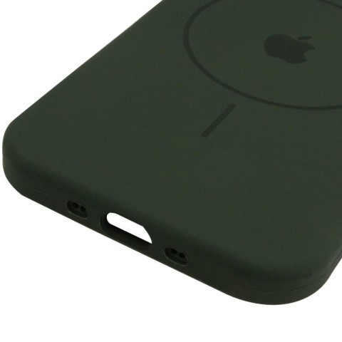 Чохол Silicone Case Full Protective (AA) V2 with MagSafe для Apple iPhone 17 (6.3") Зелений / Cyprus Green
