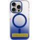 Чохол TPU+PC Phantom with MagSafe для Apple iPhone 16e (6.1") Blue