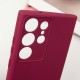 Чохол Silicone Cover Lakshmi Full Camera (AA) для Samsung Galaxy S24 Ultra Бордовий / Marsala