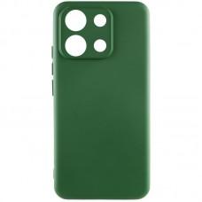 Чохол TPU GETMAN Liquid Silk Full Camera для Xiaomi Redmi Note 13 4G Зелений / Dark green