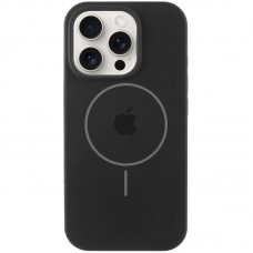Чохол Silicone Case Full Protective (AA) with MagSafe для Apple iPhone 12 Pro Max (6.7") Чорний / Black