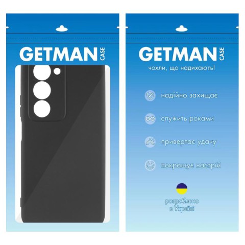 Чохол TPU GETMAN Liquid Silk Full Camera для Xiaomi Redmi 15 (EU) Чорний / Black