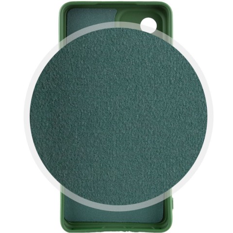 Чохол Silicone Cover Lakshmi Full Camera (A) для Xiaomi Poco F5 Pro Зелений / Dark green