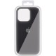 Чохол Silicone Case (AA) Logo with MagSafe для Apple iPhone 15 Pro Max (6.7") Чорний / Black