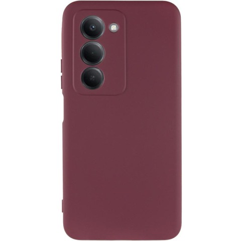 Чохол TPU GETMAN Liquid Silk Full Camera для Xiaomi Redmi 15 (EU) Бордовий / Marsala