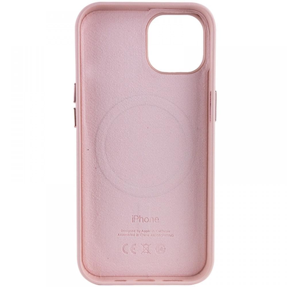 Кожаный чехол Leather Case (AA Plus) with MagSafe для Apple iPhone 14 (6.1")