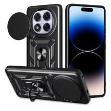 Ударостійкий чохол Camshield Serge Ring для Xiaomi Redmi Note 14 Pro 4G Чорний