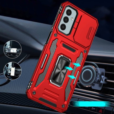 Ударостійкий чохол Camshield Army Ring для Samsung Galaxy A26 5G Червоний / Red
