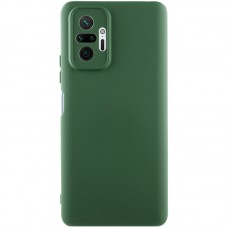 Чохол Silicone Cover Lakshmi Full Camera (AA) для Xiaomi Redmi Note 10 Pro / 10 Pro Max Зелений / Dark green