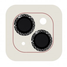 Захисне скло Metal Shine на камеру (в упак.) для Apple iPhone 15 (6.1") / 15 Plus (6.7") Чорний / Midnight