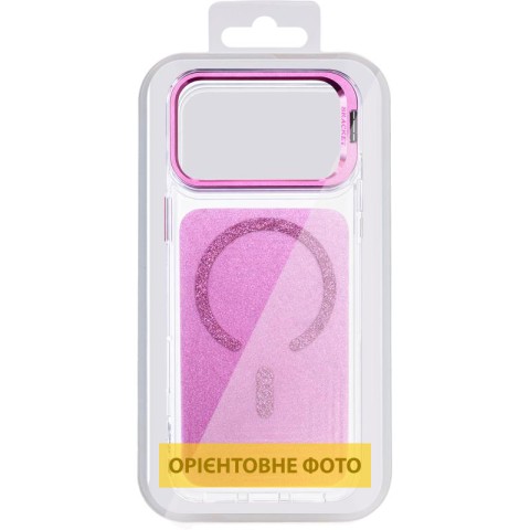 Чохол TPU+PC Jewel Sparkle with MagSafe для Apple iPhone 15 (6.1") Pink Ruby