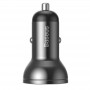 АЗУ Baseus Digital Display Dual USB 4.8A Car Charger 24W (CCBX)