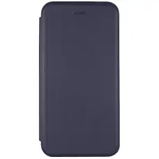 Шкіряний чохол-книжка Classy для Apple iPhone X / XS (5.8") Темно-синій