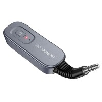 Bluetooth аудіо ресивер/трансмітер Borofone BC51 Clear way (AUX 3.5mm) Metal gray