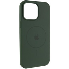 Чохол Silicone Case Full Protective (AA) V2 with MagSafe для Apple iPhone 11 Pro Max (6.5") Зелений / Cyprus Green