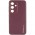 Шкіряний чохол Xshield для Samsung Galaxy S23 FE Бордовий / Plum Red