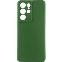 Чохол Silicone Cover Ummi Lakshmi Full Camera (AA) для Samsung Galaxy S22 Ultra Зелений / Dark green