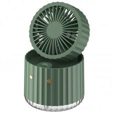 Настільний вентилятор Rapid Cooling 3in1 з водяным охолодженням і підсвічуванням 1200 mAh Green
