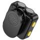 Петличний бездротовий мікрофон Hoco L17 Dual-mic magnetic (Lightning/Type-C) Black