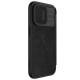 Шкіряний чохол-книжка Nillkin Qin Pro Camshield для Apple iPhone 15 Pro Max (6.7") Чорний