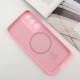 Чохол Silicone Cover Lakshmi Full Camera (AA) with MagFit для Samsung Galaxy S24 FE Рожевий / Light pink
