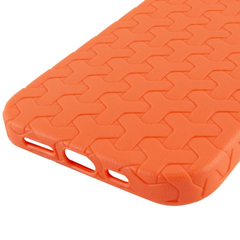 Чохол TPU Weaving для Apple iPhone 13 / 14 (6.1") Orange